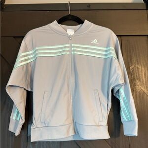 Adidas full zip jacket youth girls 10/12 (large)